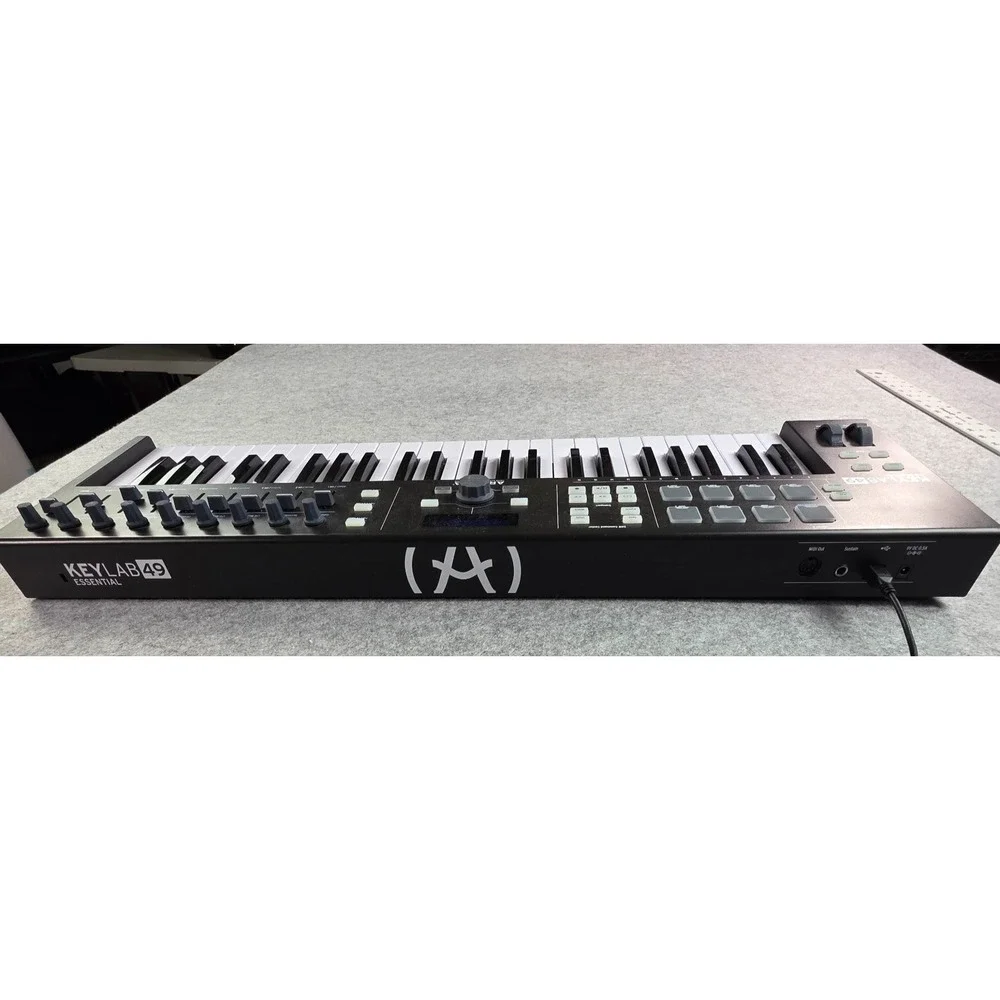 Arturia KeyLab Essential 49 MIDI Keyboard Controller, 49 Synth Keys, USB/MIDI O…